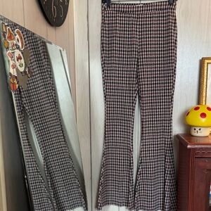 🐻🖤🍦🌟SO Black brown and gray houndstooth leggings
